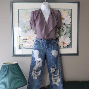 Aritzia T. Babaton Tinsley Blouse 100% Silk